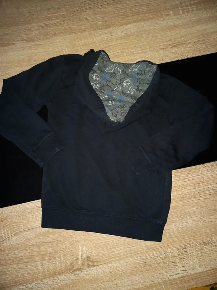 Veste de jogging noir 8 ans - photo numéro 5