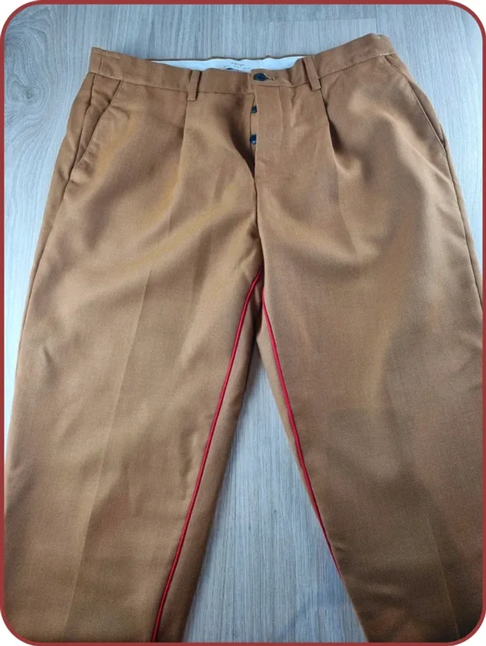 Pantalon marron de cérémonie Homme Celio Taille 46 - photo numéro 5