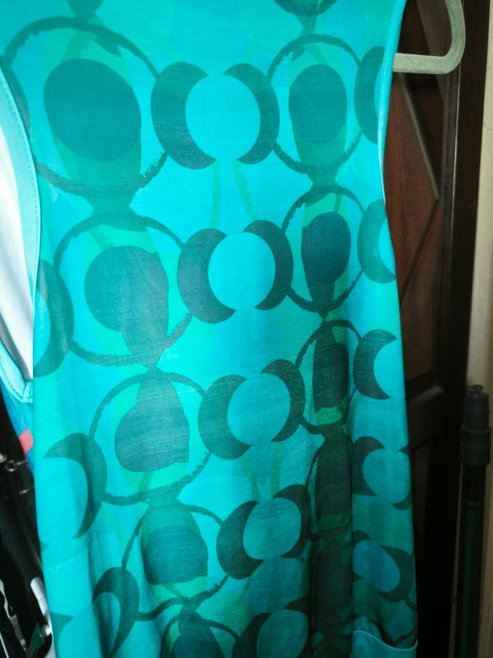 Tunique sans manches décolleté multicolore - photo numéro 9