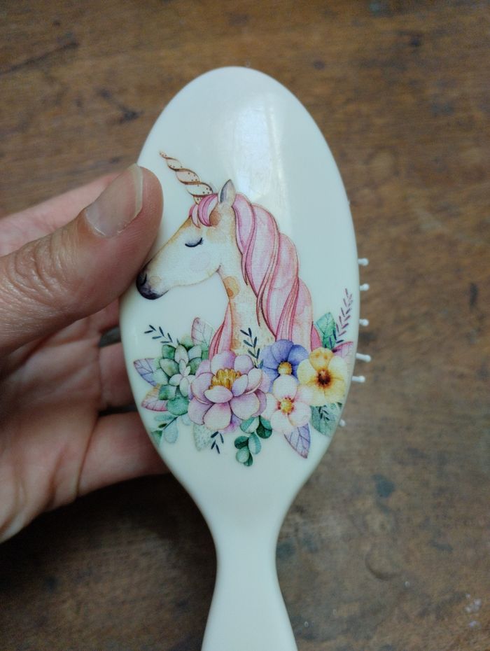 Brosse a cheveux Licorne 🩷 - photo numéro 6