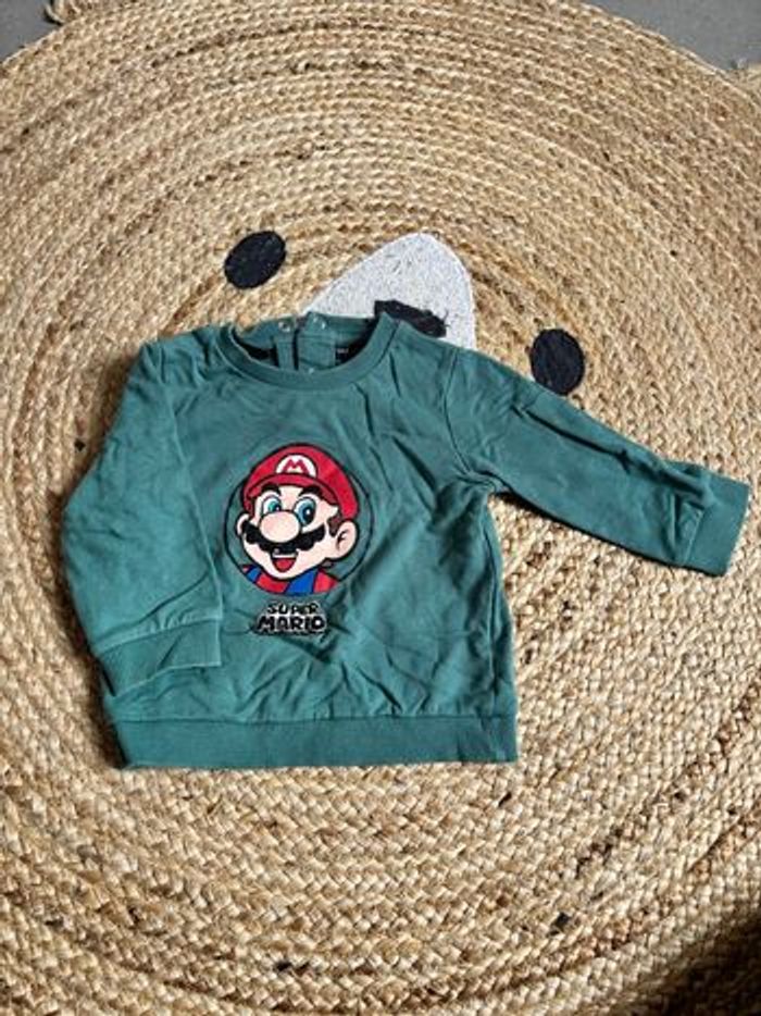 Pull léger garçon 12 mois Mario - photo numéro 3