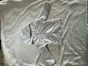 Sweat à capuche zippé réversible bébé garçon taille 9 mois