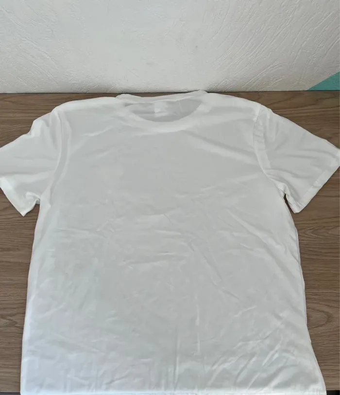 T-shirt blanc imprimé tendance - photo numéro 5