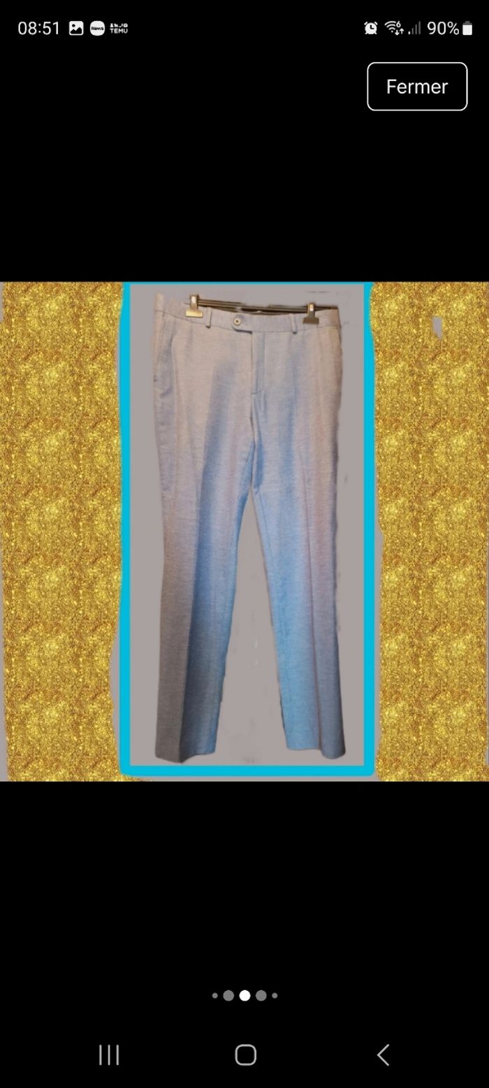 Costume bleu homme taille L - photo numéro 8