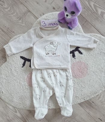 Pyjama chaud 2 pièces 3 mois
