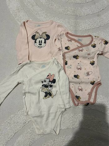 Lots de 3 bodys Minnie
