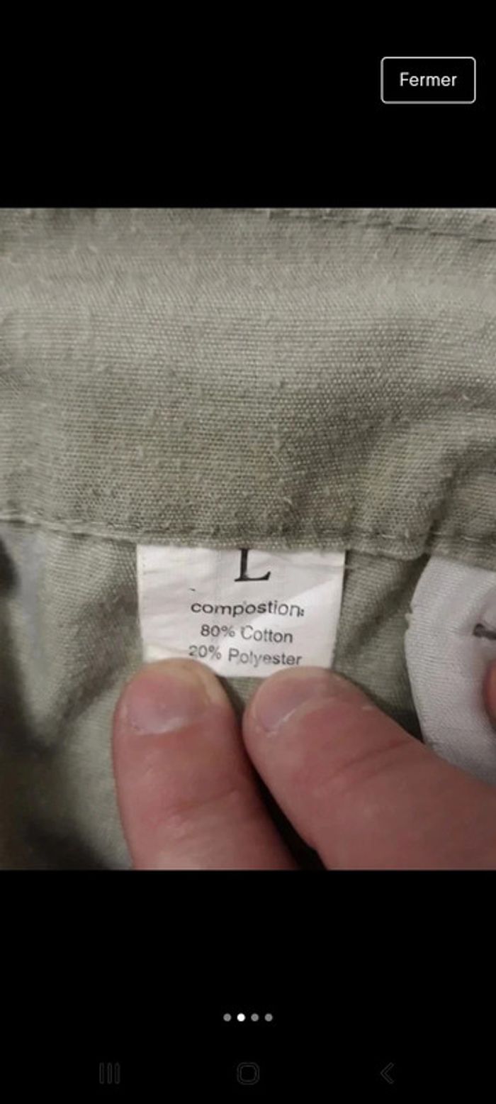 Lot de 2 Shorts cargos été homme L - photo numéro 7