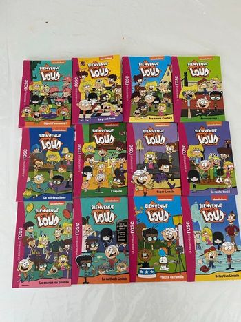 Lot de 12 livres "Bienvenue chez les Loud"