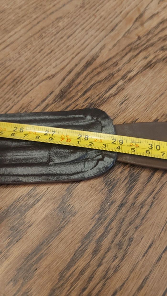 Ceinture marron en similcuir de 75cm - photo numéro 6