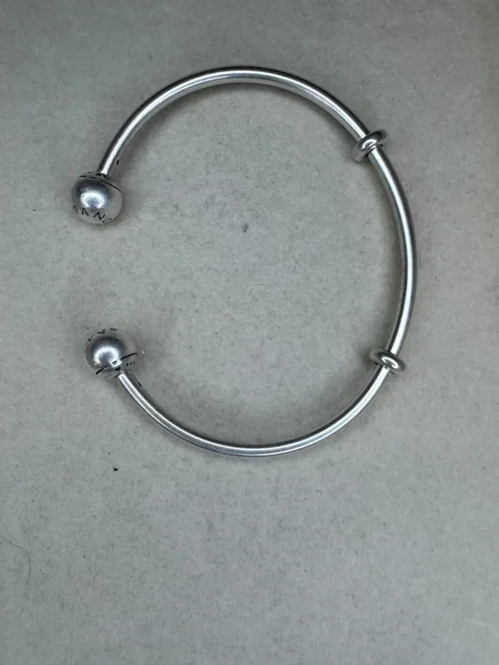 Bracelet Jonc ouvert Pandora Authentique en argent Taille 3 - photo numéro 2