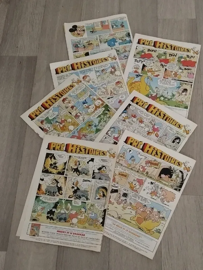 Lot Vintage 7 magazines Journal de Mickey année 1985 L063 - photo numéro 4