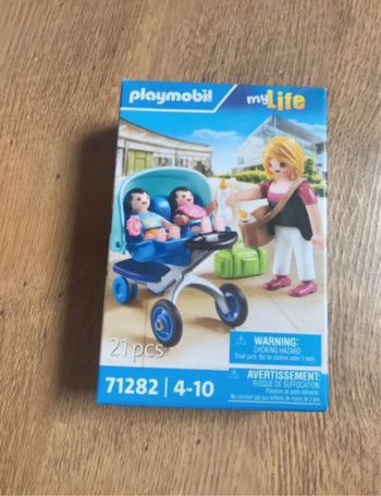 Playmobil avec bébés jumeaux, neuf