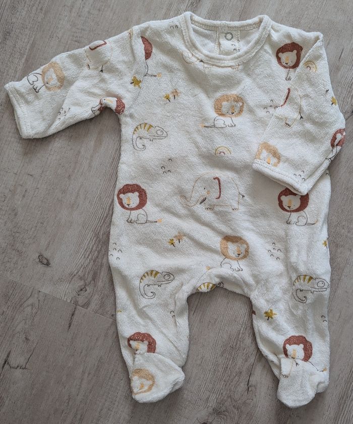 Pyjama velours 1 mois - photo numéro 5