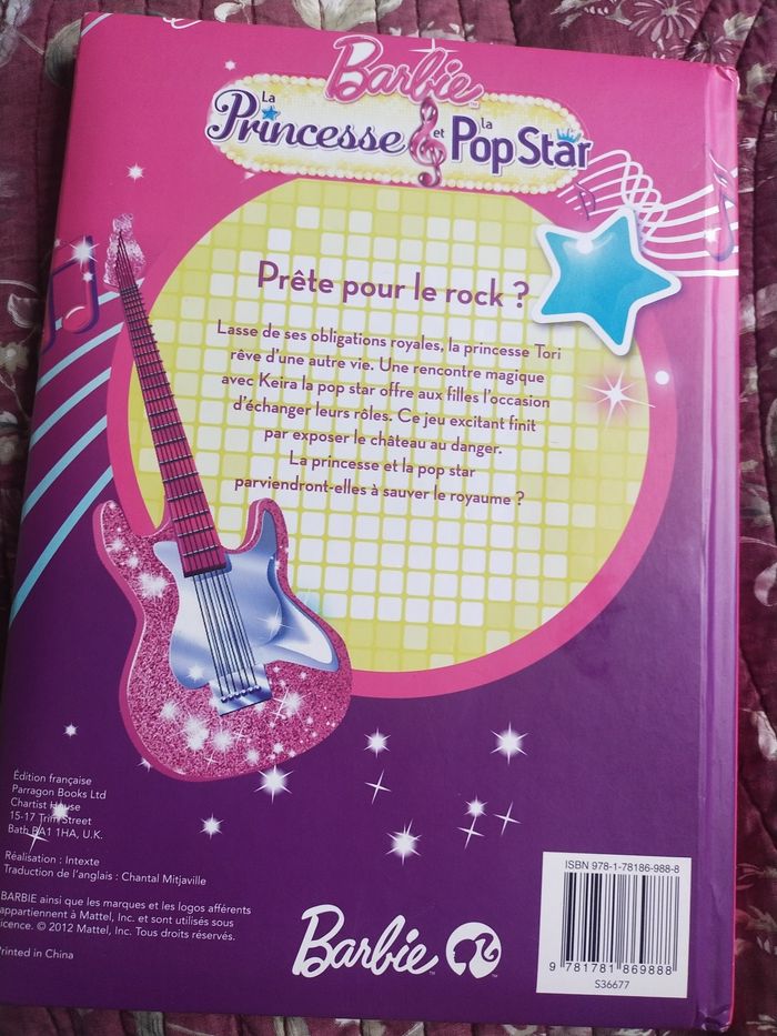 Livre Barbie la Princesse et la Pop Star - photo numéro 2