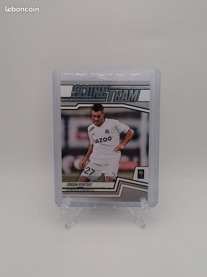 Carte Panini score Ligue 1 2022-23 Score Team Jordan Veretout n°10.