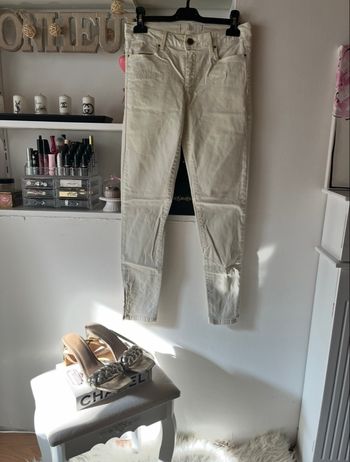 Jegging écru Zara T38 TBE 👖