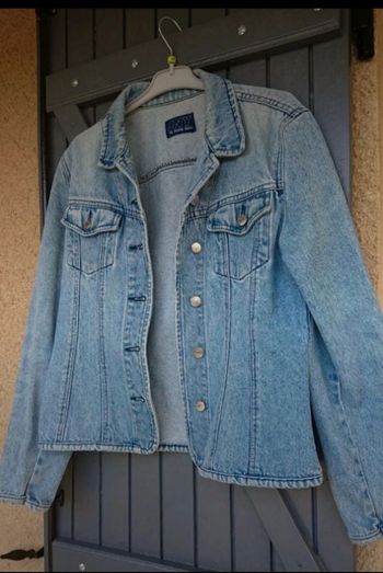 Veste en jean façon trucker