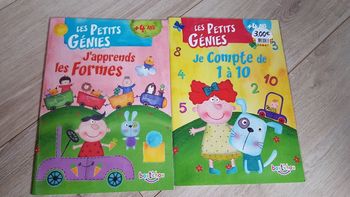 Lot 2 livres neufs les petits génies