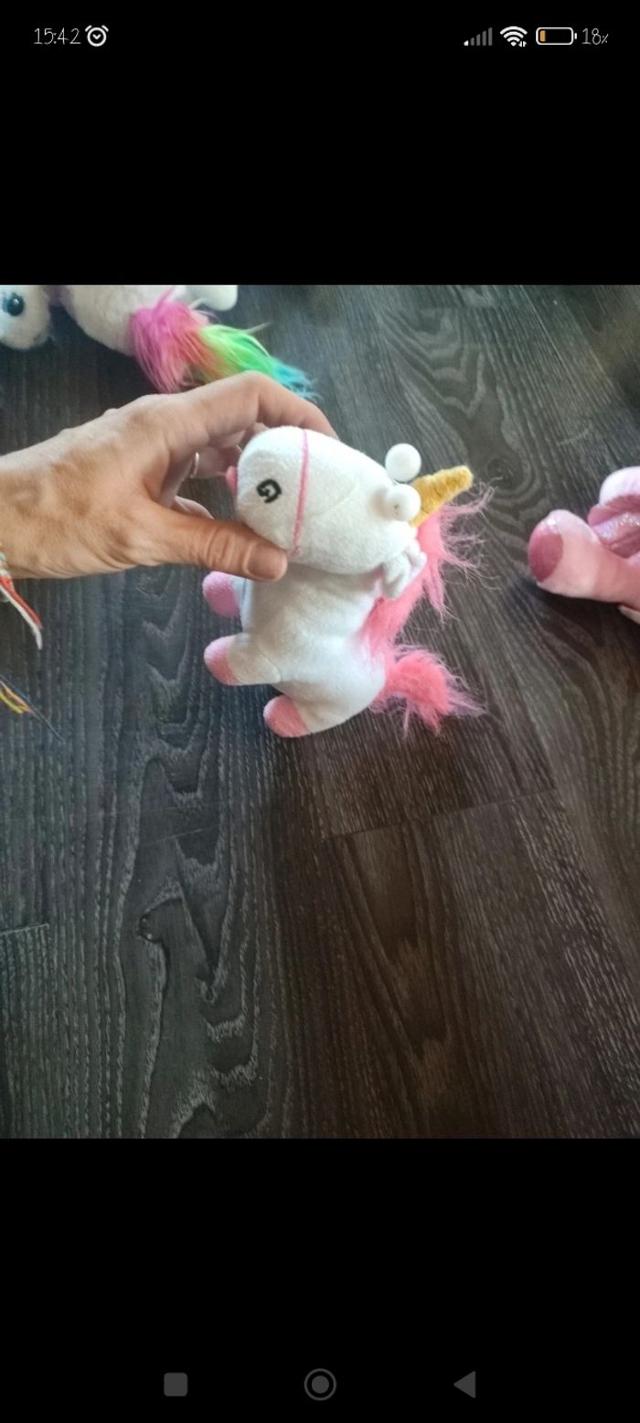 Lot peluche licorne - photo numéro 5