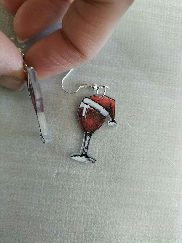 Paire de boucles d'oreilles neuve - photo numéro 3