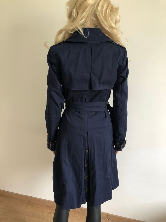 Trench bleu marine Mint&Berry taille 34 TBE - photo numéro 6