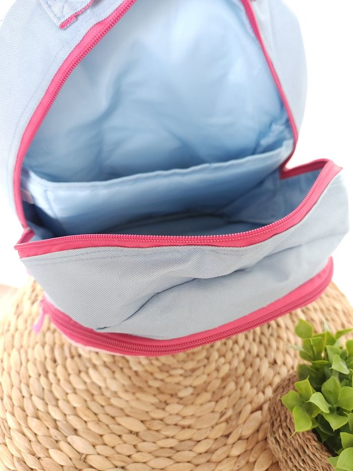 Cartable, Sac à dos 2 Compartiments Lililou Fleurs - photo numéro 8