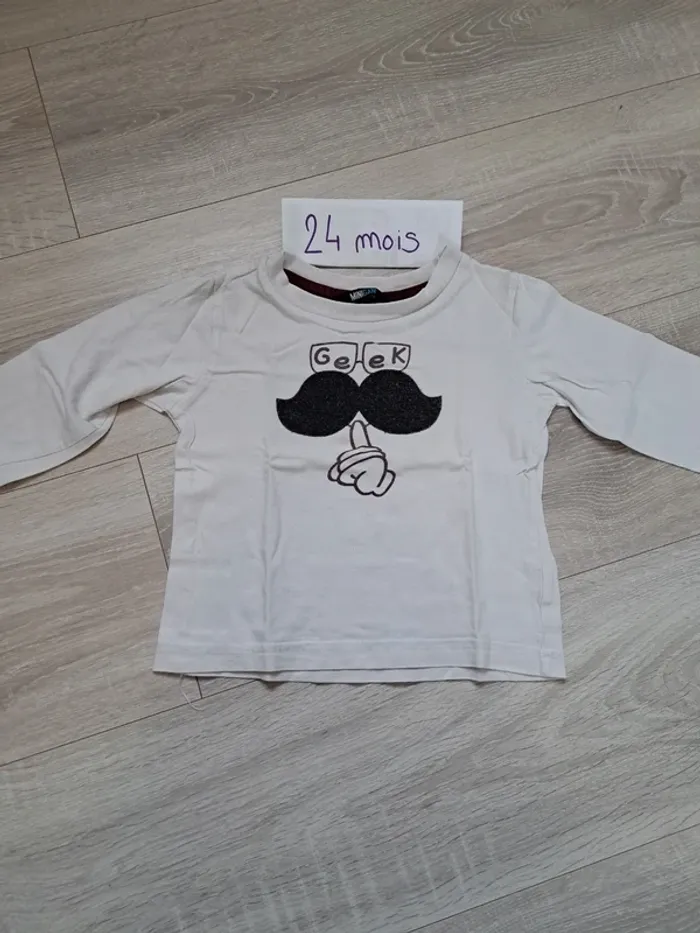 T-shirt manches longues 26 mois