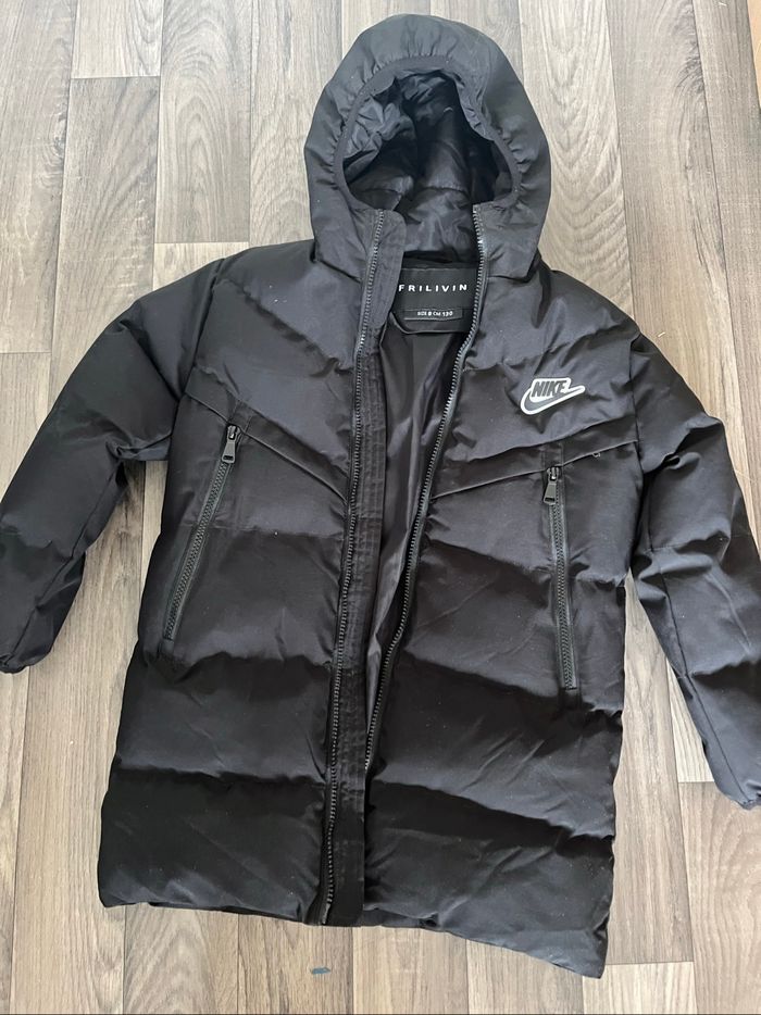 Doudoune noire mixte 8 ans