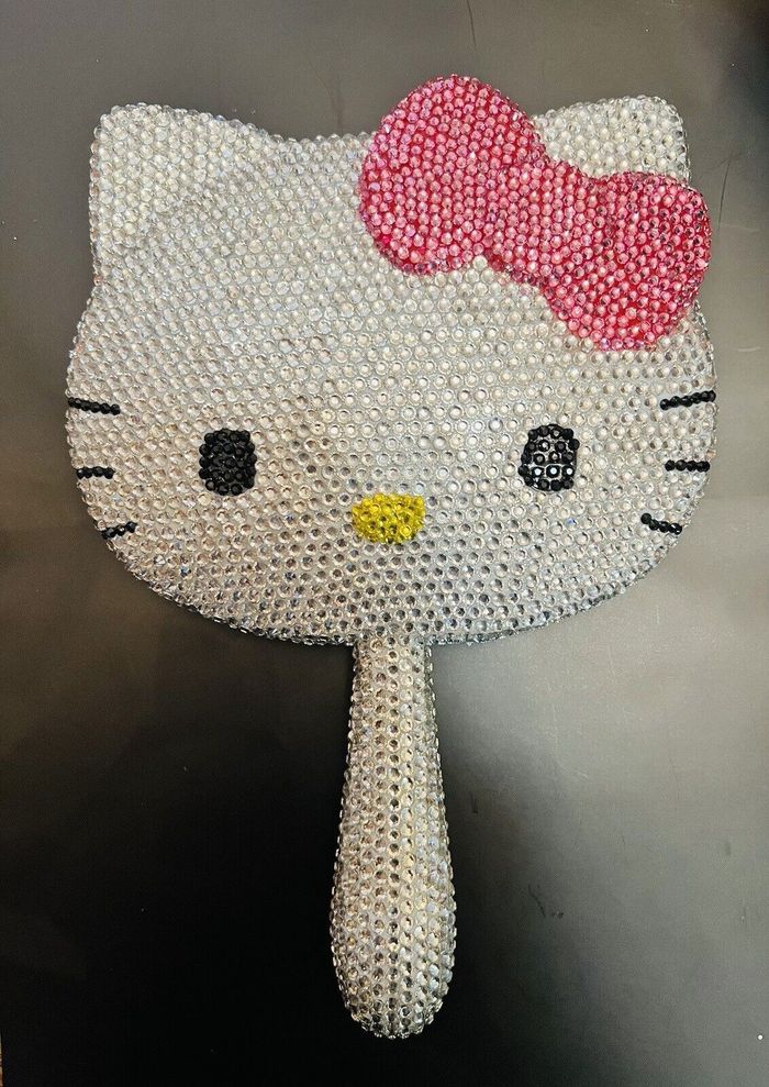 Miroir à main en cristal Swarovski Sanrio Hello Kitty - photo numéro 5