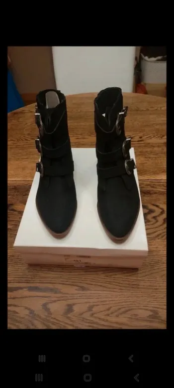 Bottine I Love Shoes noir suedine t 40 neuve
