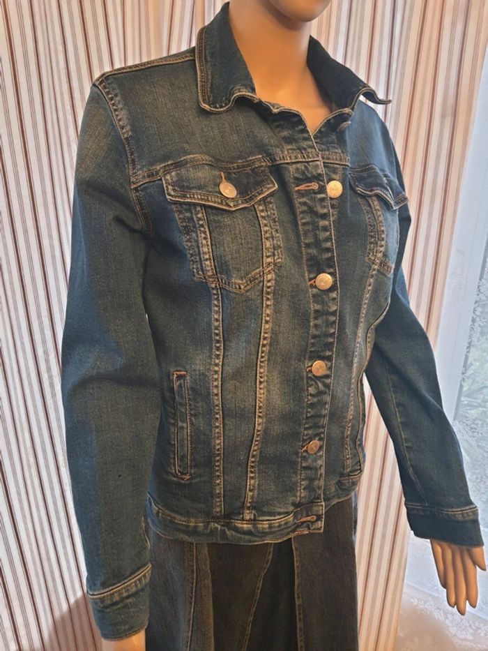 Belle Veste en Jean Groggy JBC taille S - photo numéro 4