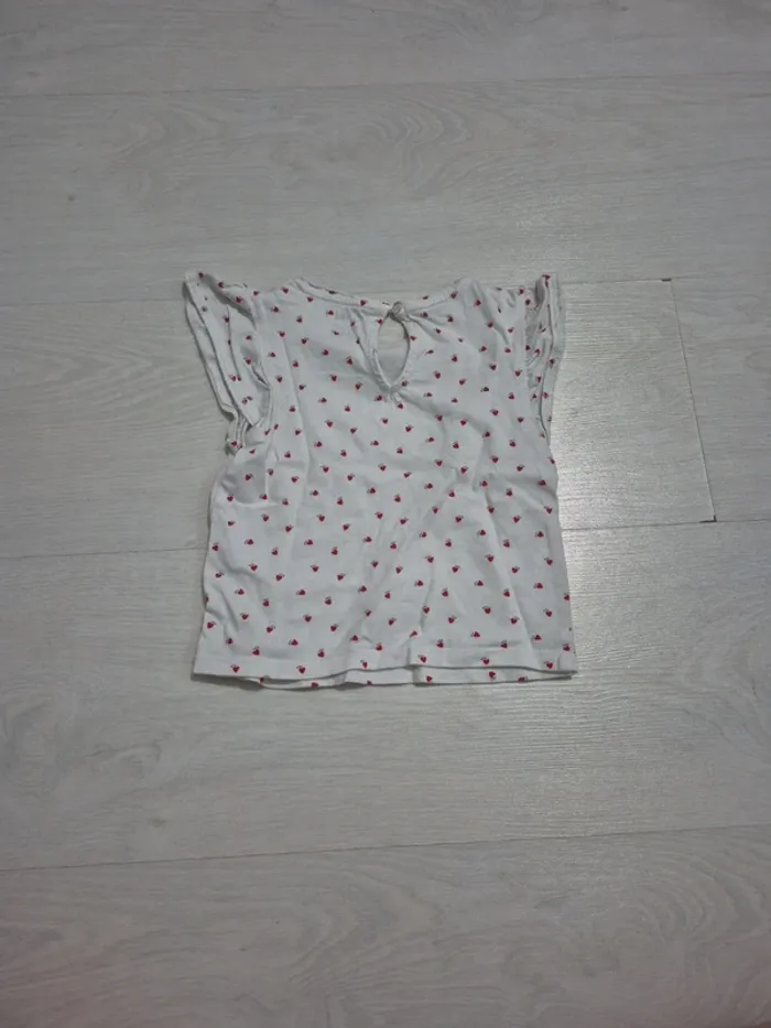 T-shirt motif cœur manches courtes - photo numéro 4