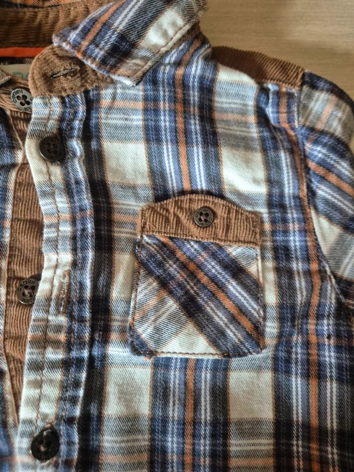 Chemise manches longues garçon 6moid - photo numéro 2