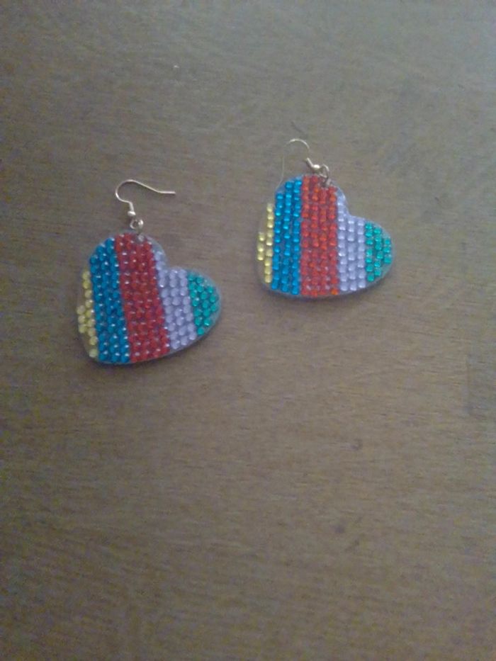 Boucles d'oreilles coeur