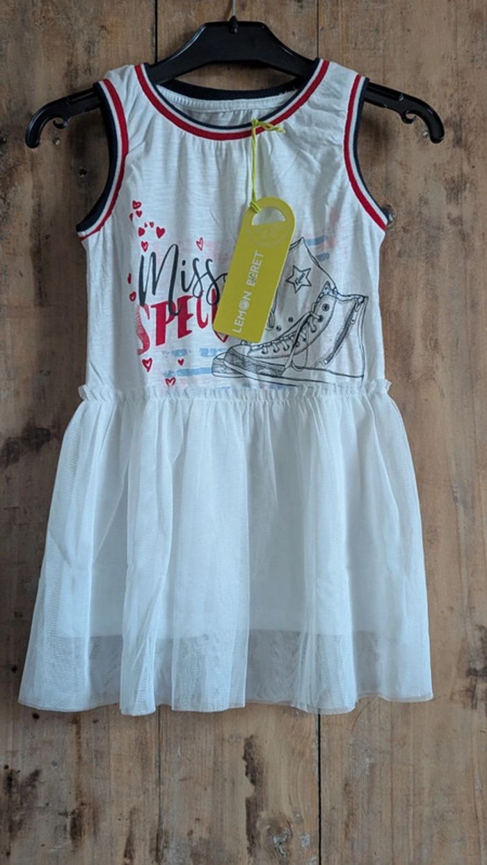 Robe Lemon Beret tulle 8-9 ans