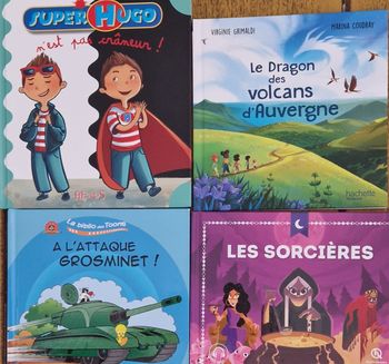 lot de petits livres
