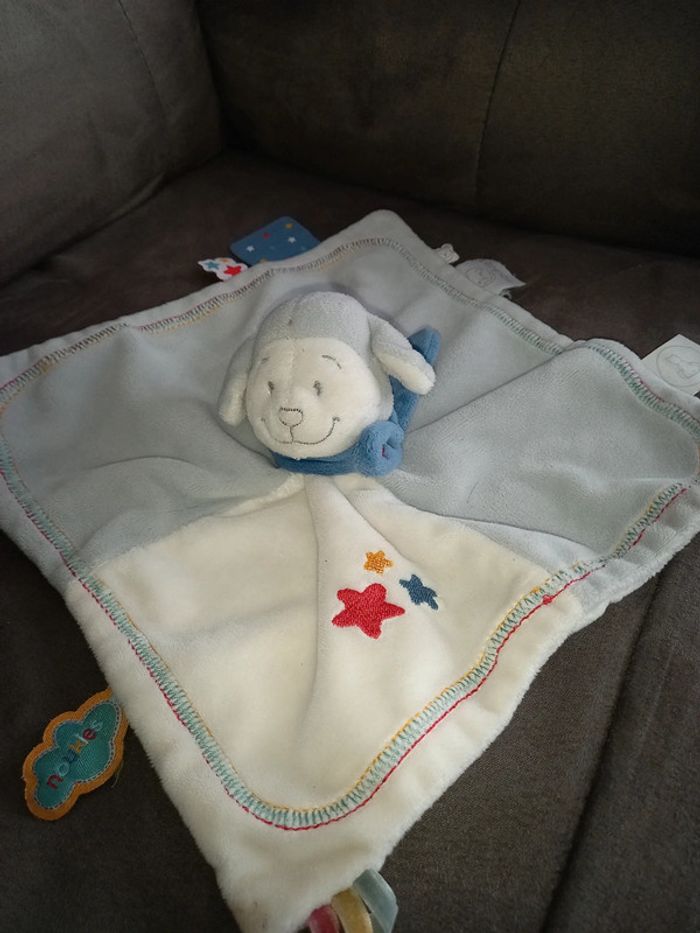 Doudou attache tétines noukie's mouton - photo numéro 2