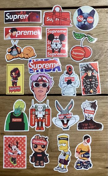 20 Stickers streetwear