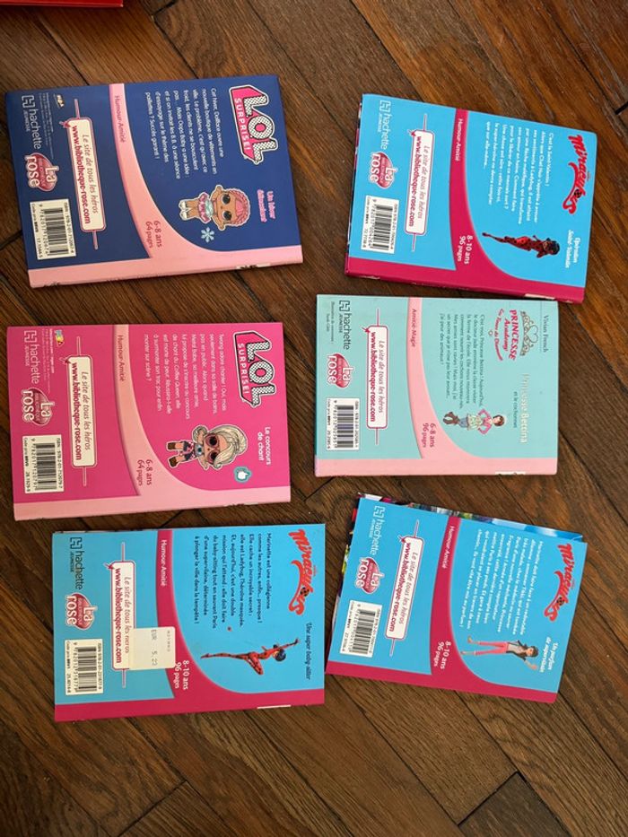 Lot 6 livres bibliothèque rose - photo numéro 6