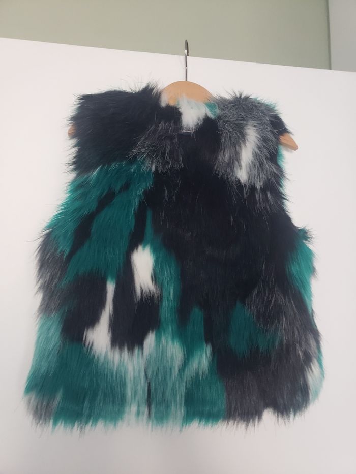 Gilet sans manches fourrure catimini 8 ans - photo numéro 3