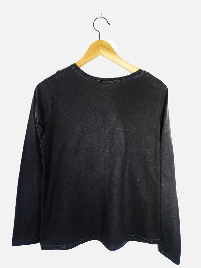 T-shirt Manches Longues G-Star Raw Noir Enfant - Taille 16 Ans - photo numéro 3
