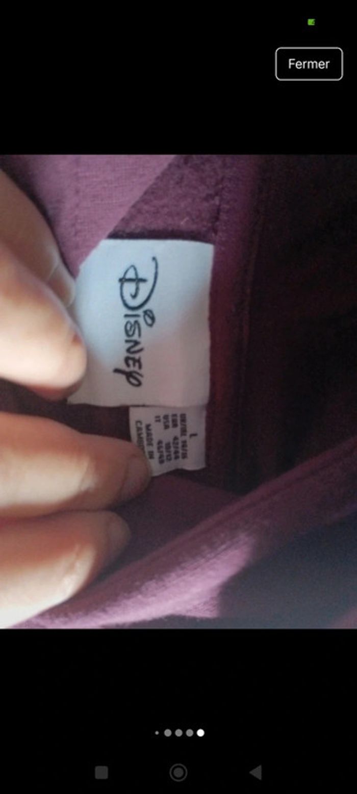 Sweat à capuche femme Disney Minnie taille L - photo numéro 6