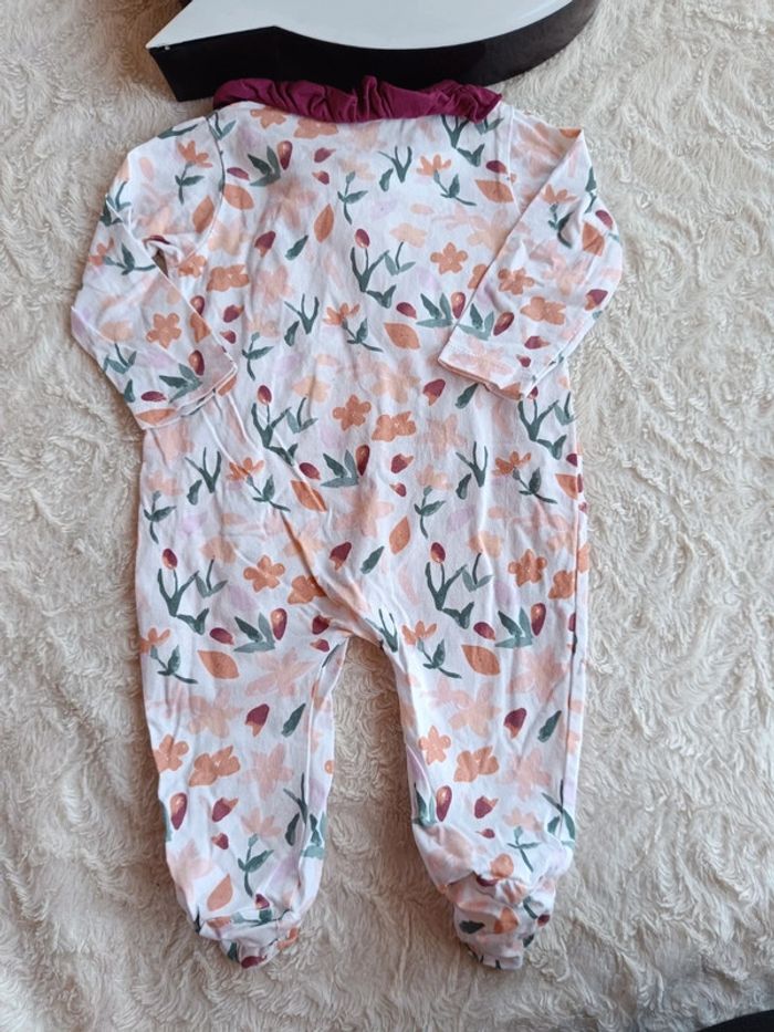 Pyjama grenouillère été léger coton Fille 0/3 mois - photo numéro 6