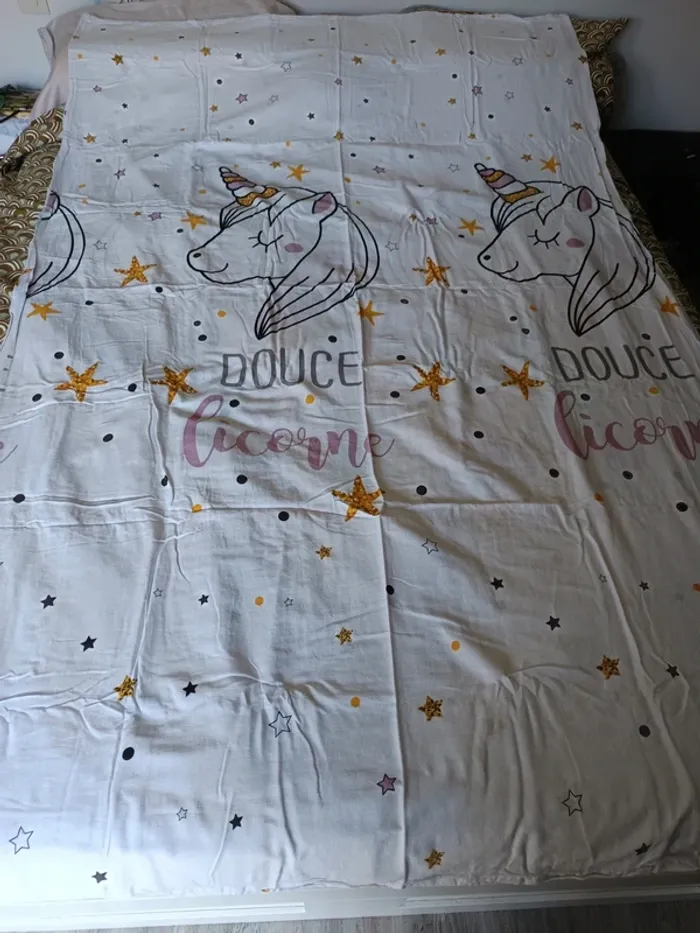 Parure de lit licorne
