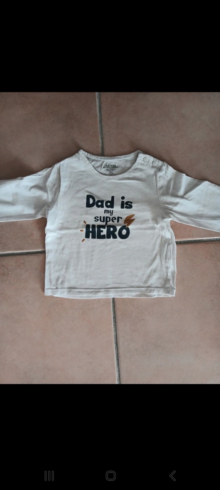 Lot tee-shirts 9 mois - photo numéro 5