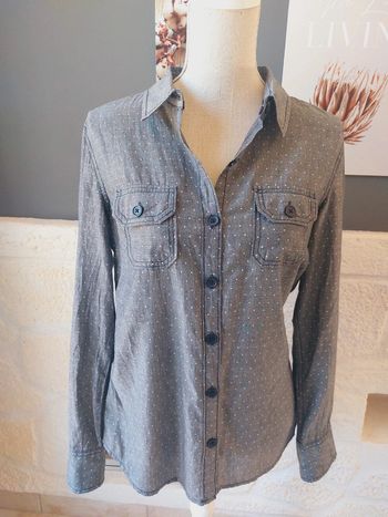 Chemise bleu marine grisé