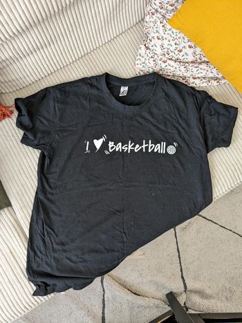 T-shirt M I love basket-ball