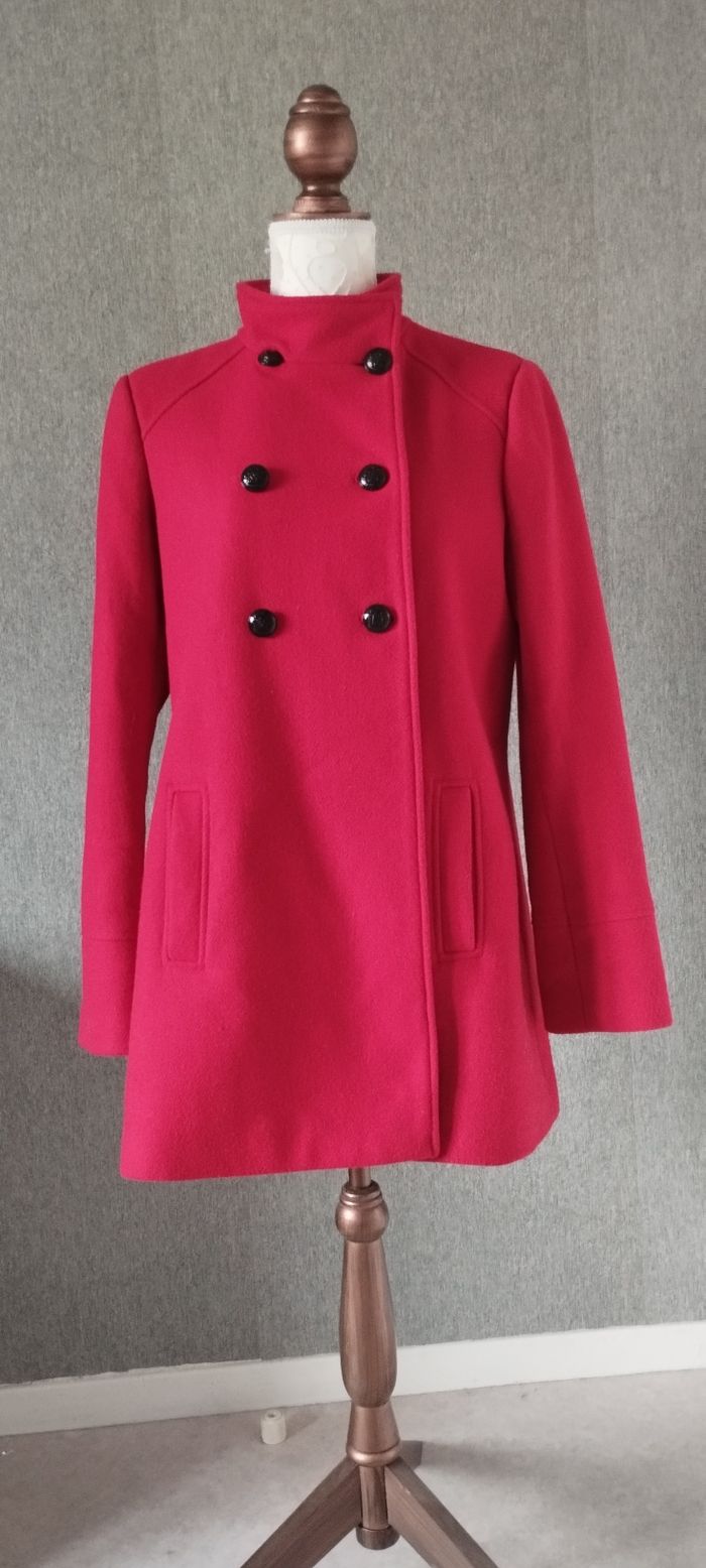 Manteau femme rouge - photo numéro 4