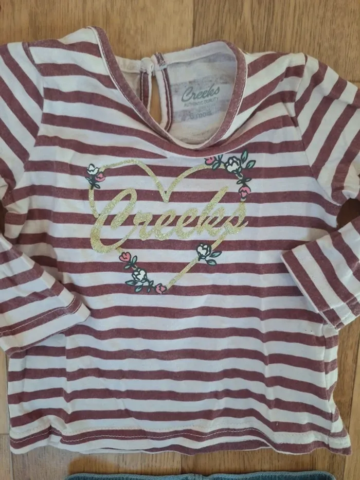 Lot de 2 ensembles fille 6mois - photo numéro 2