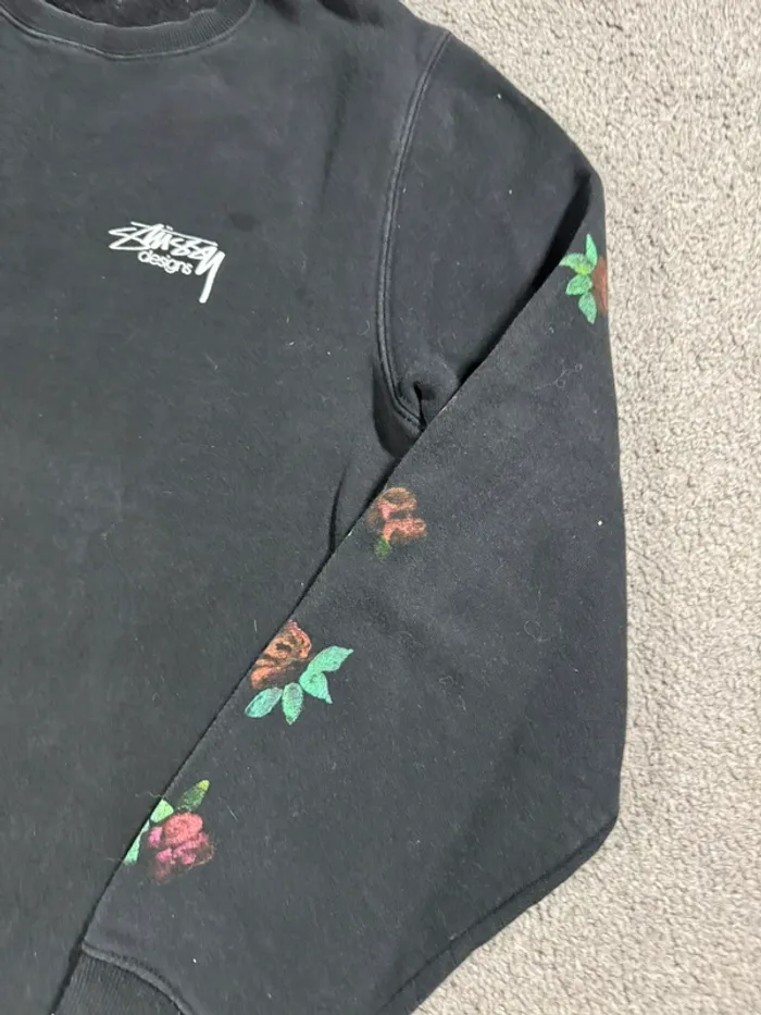 Sweat Stussy design noir avec motif - photo numéro 9